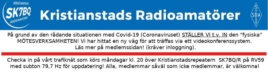 Kristianstads Radioamatörer - SK7BQ